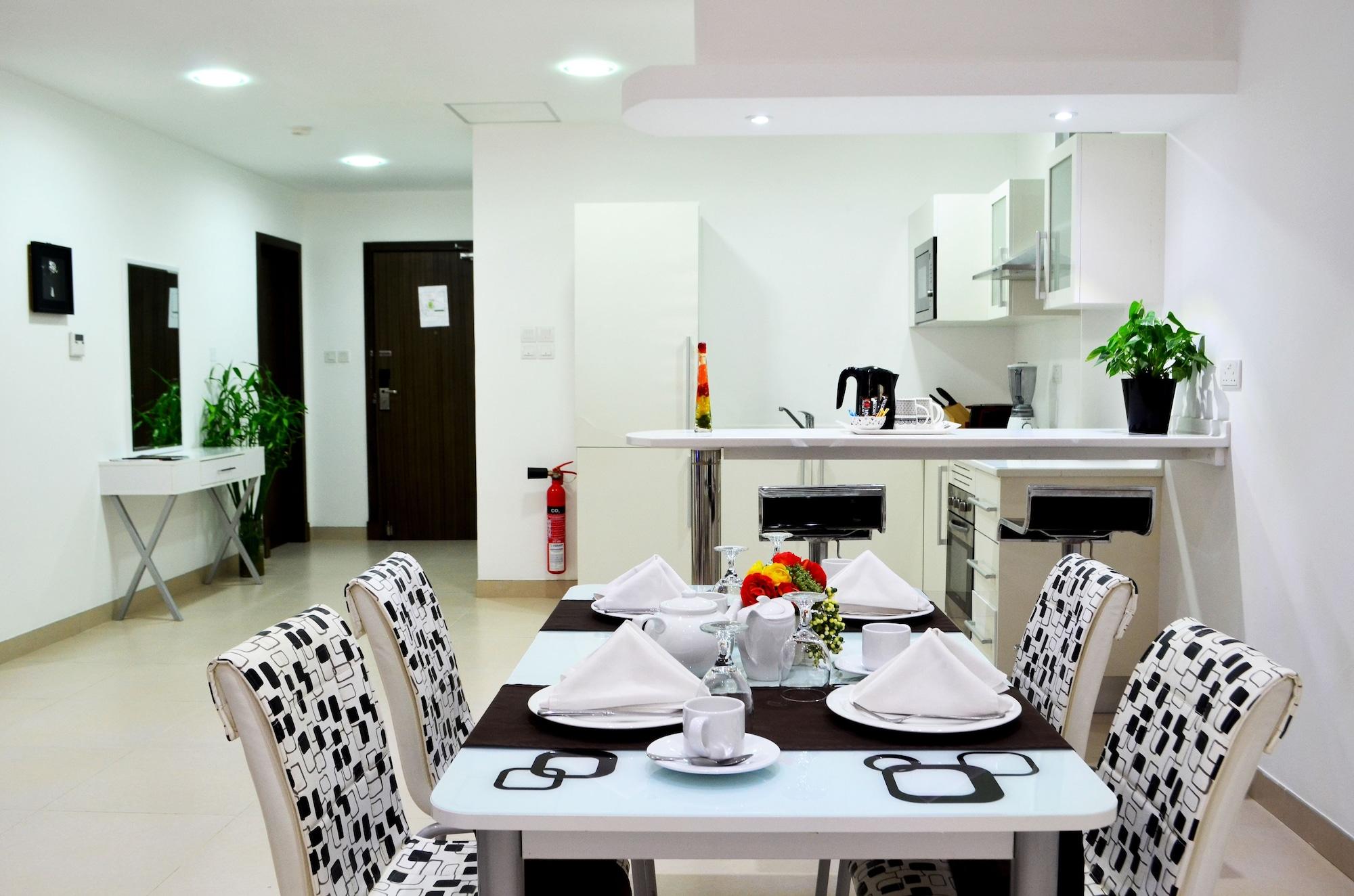 President Heights Aparthotel Manamah Buitenkant foto