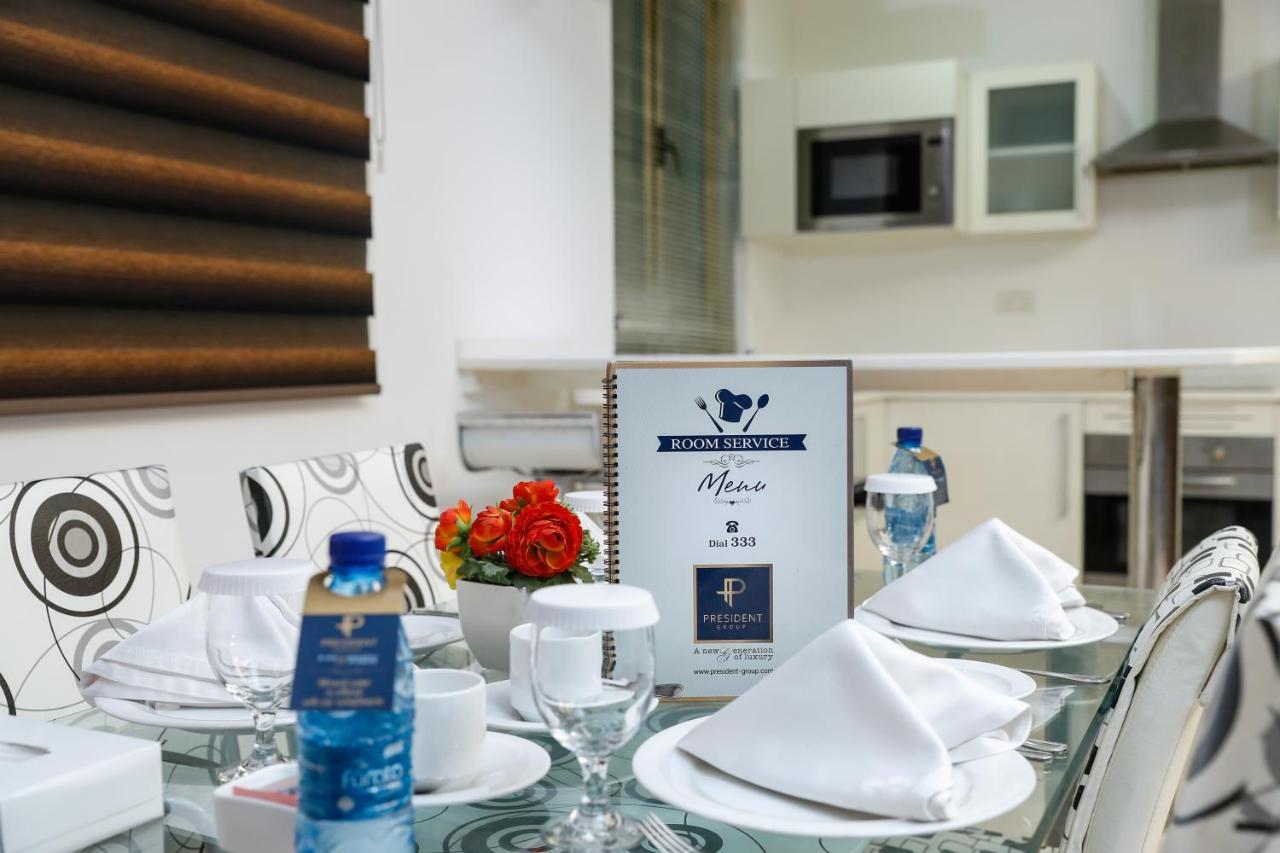 President Heights Aparthotel Manamah Buitenkant foto